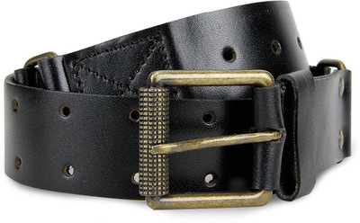 

Pepe Jeans Men Black Genuine Leather, Metal Belt