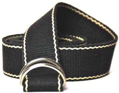 

Anekaant Boys Casual Black Fabric Belt