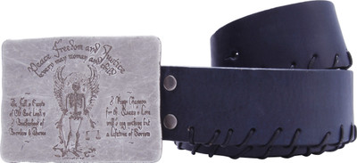 

Guess Men Casual, Formal, Party Black Genuine Leather Belt