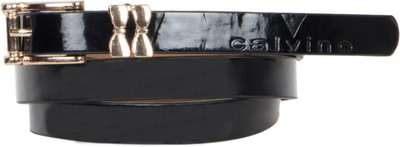 

Calvino Women Casual, Formal Black Artificial Leather Belt