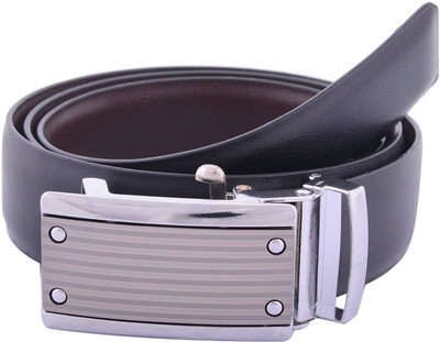 

SFA Men Formal Black Artificial Leather Reversible Belt, Blackbrown335