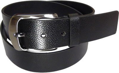 Manshkhino Men Formal Black Genuine Leather Belt available at flipkart for Rs.850