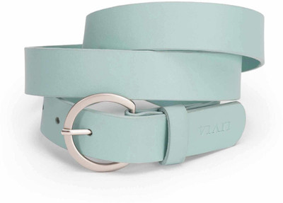 

Viari Women Casual Blue Genuine Leather Belt, Baby blue