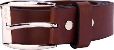 

Bulchee Men Brown Genuine Leather Belt