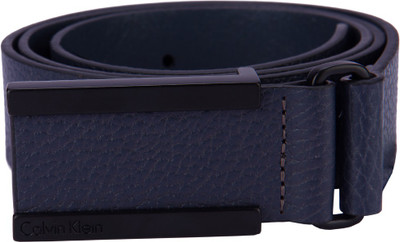 

Calvin Klein Men Casual Grey Genuine Leather Belt, Grey slate