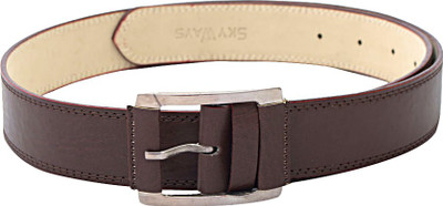 

Skyways Men Evening/Party, Casual Brown Artificial Leather Belt, Brwon-02