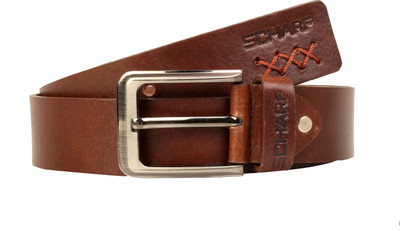 

Scharf Men Casual, Party, Evening Brown Genuine Leather Belt, Brown 50