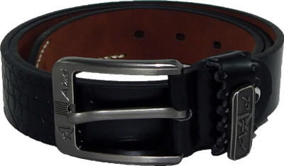 

Els Men Casual, Formal Black Artificial Leather, Synthetic Belt