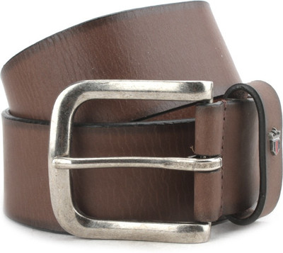 

Louis Philippe Men Brown Genuine Leather Belt, Tan