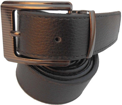

B.S.Chadha Group Men Formal Black Artificial Leather Belt