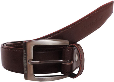 

Elligator Men Formal Brown Genuine Leather Belt, Brown-01