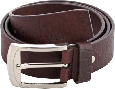 

tZaro Men Formal Tan Metal, Genuine Leather Belt