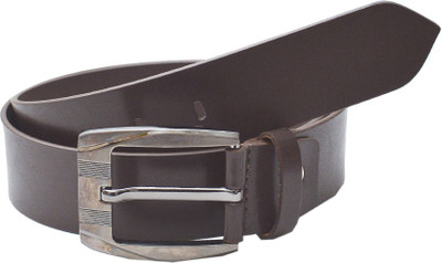 

Leather Hub Men Casual Brown Genuine Leather Belt