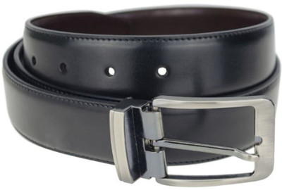 

OODI Men & Women Black Genuine Leather Belt