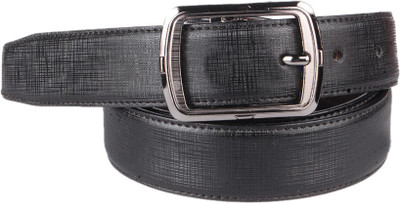 

Lenin Men Formal Black Genuine Leather Belt