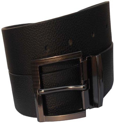 

M&Ms Men Formal Black Genuine Leather Belt