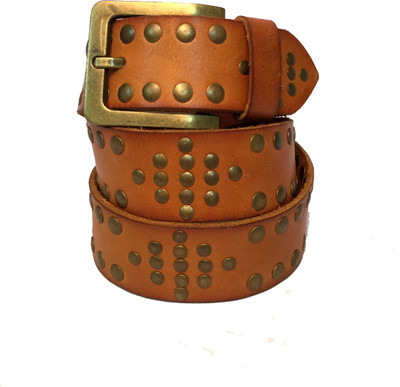 

Skyforest Men Casual Tan Genuine Leather Belt