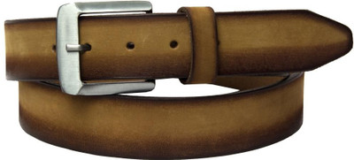 

Buckle Up Men Casual Beige Genuine Leather Belt