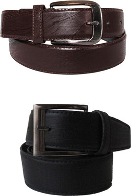 

Klaska Men Casual Black, Brown Artificial Leather Belt