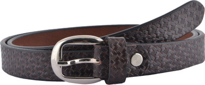 WRODE Women Casual, Evening, Party, Formal Brown Genuine Leather Belt