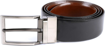 

Van Heusen Men Brown, Black Metal Reversible Belt, Black and brown