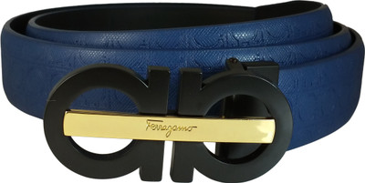 

Ammvi Creations Men Blue Artificial Leather Belt