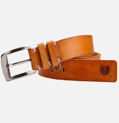 

99Cells Men Casual Tan Genuine Leather Belt