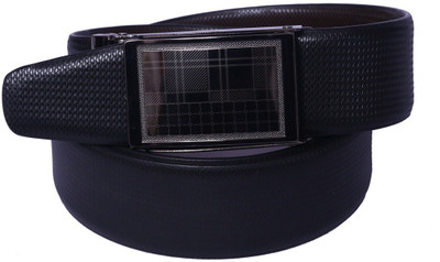 

OODI Men Black Genuine Leather Belt