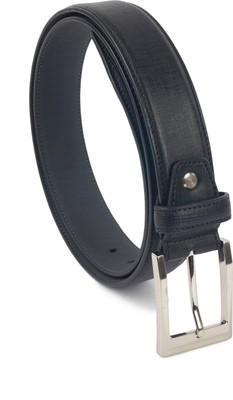 

Waist Wire Men Formal Black Artificial Leather Belt