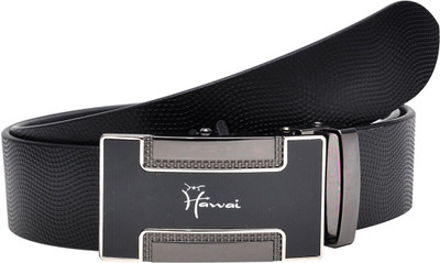 

Hawai Men Casual, Formal Black Genuine Leather Belt