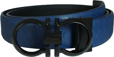 

Ammvi Creations Men Blue Artificial Leather Belt
