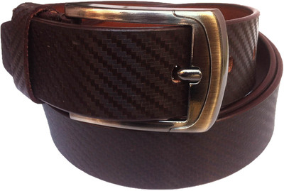 

eXcorio Men Formal, Casual Brown Genuine Leather Belt