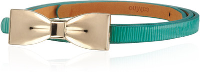 

Calvino Girls Casual, Evening/Party Blue Artificial Leather Belt, Turquoise