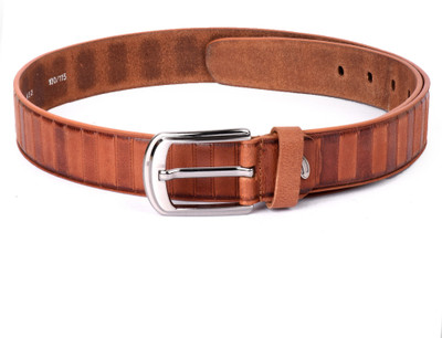

Buckle Up Men Tan Genuine Leather Belt