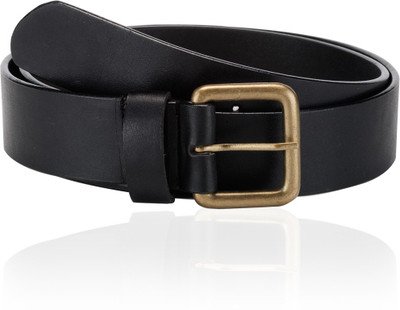 

Orkee Men Casual Black Genuine Leather Belt