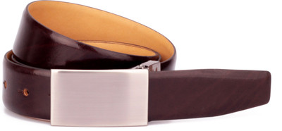 

OHM New York Men Formal Brown Genuine Leather Reversible Belt