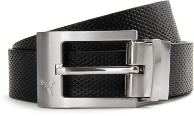 

Puma Men White, Black Reversible Belt, Black-white