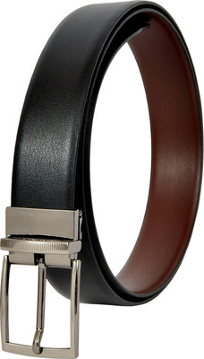 

Divoto Men Formal Multicolor Genuine Leather Reversible Belt, Black-70