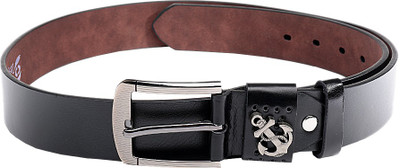 

Swiss Design Men Casual Black Genuine Leather Belt