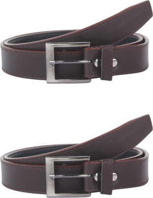 

SRS Men Formal Brown Synthetic Belt