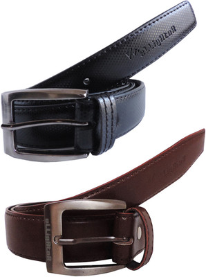 

Elligator Men Formal Multicolor Genuine Leather Belt, Brown-01