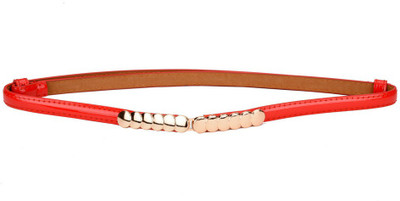 

Tiekart Women Casual Red Synthetic Belt