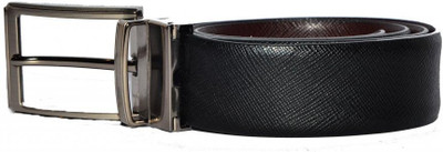 

Dennison Men Formal Black, Brown Genuine Leather Reversible Belt, Blackbrown-001