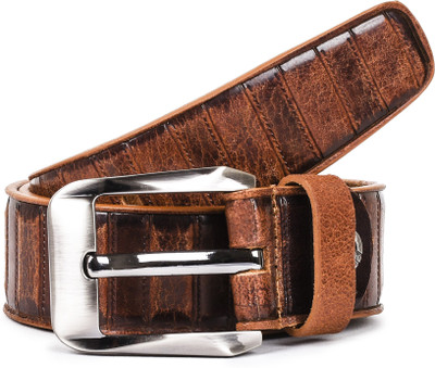 

Teakwood Men Formal Tan Genuine Leather Belt