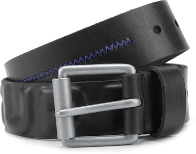

Superdry Men Black Metal Belt