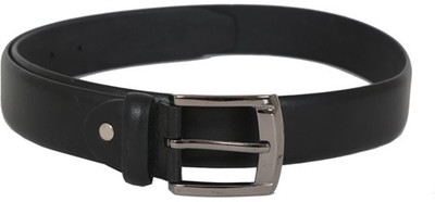 

Lino Perros Men Casual Black Genuine Leather Belt