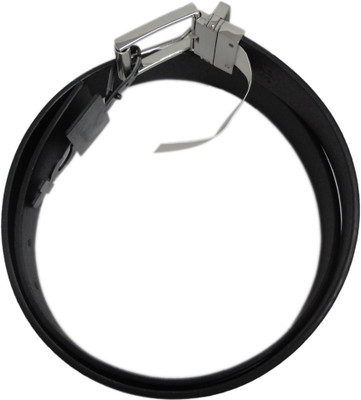 

Steve Madden Men Casual Black Genuine Leather Belt, Black/brown