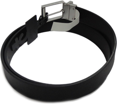

Steve Madden Men Casual Black Genuine Leather Belt, Dummy