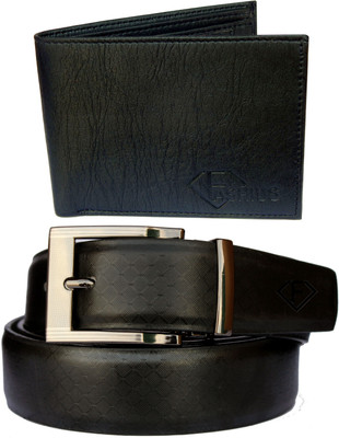 

Fashius Men Black Artificial Leather Belt, Black-01