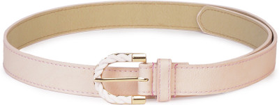 

Buckle Up Women Pink Artificial Leather Belt